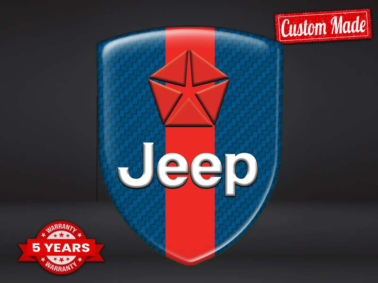 Jeep Logo Stickers Business Design Max Racing Premium